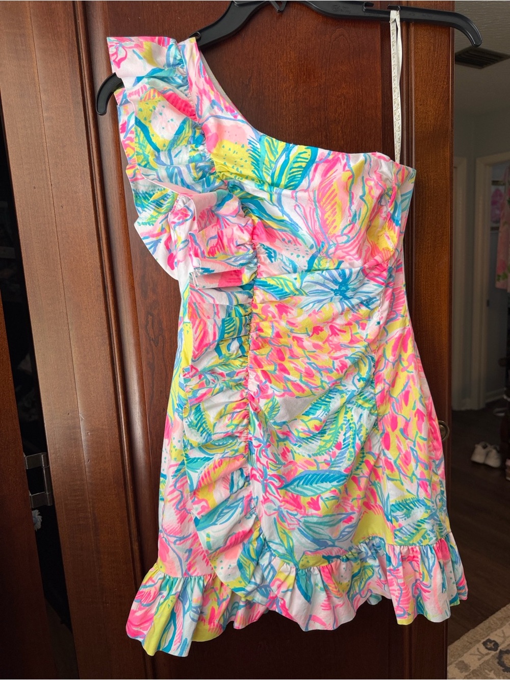 Lilly Pulitzer Tiffani Stretch Dress in Fiesta Bamba, size 0.
